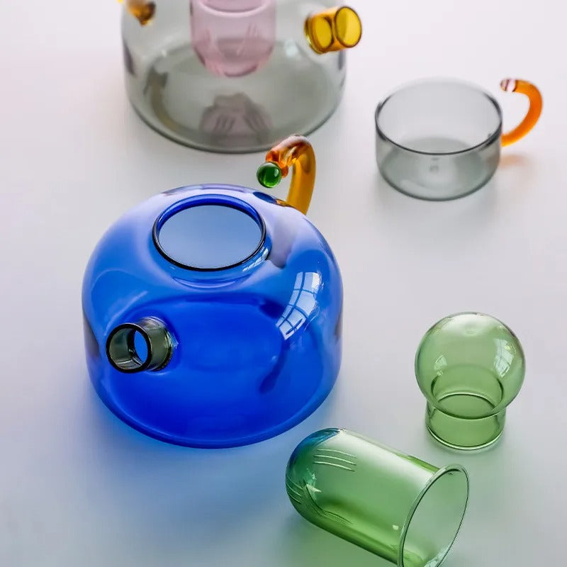 Classic Ceramic Teapot and Cup Set