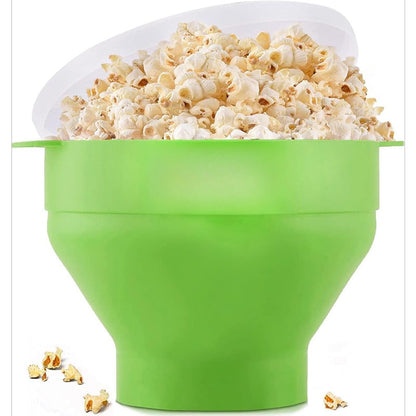 Compact Easy Microwave Popcorn Maker