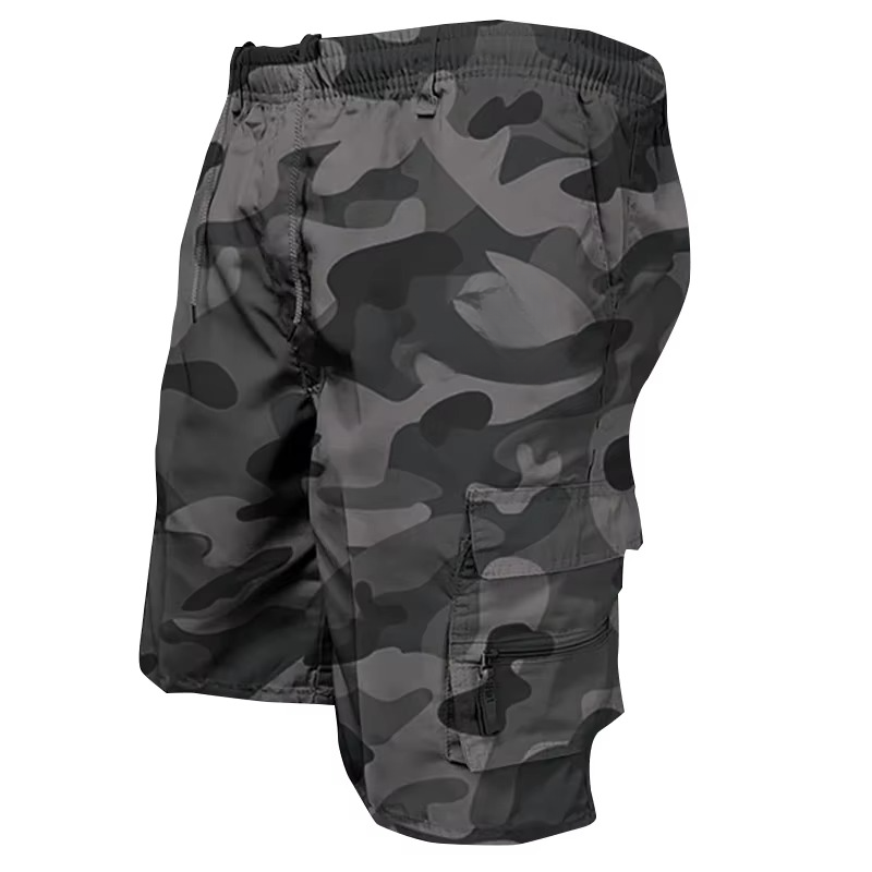 Comfortable Men's Relaxed Fit Cargo Shorts with Multiple Pockets