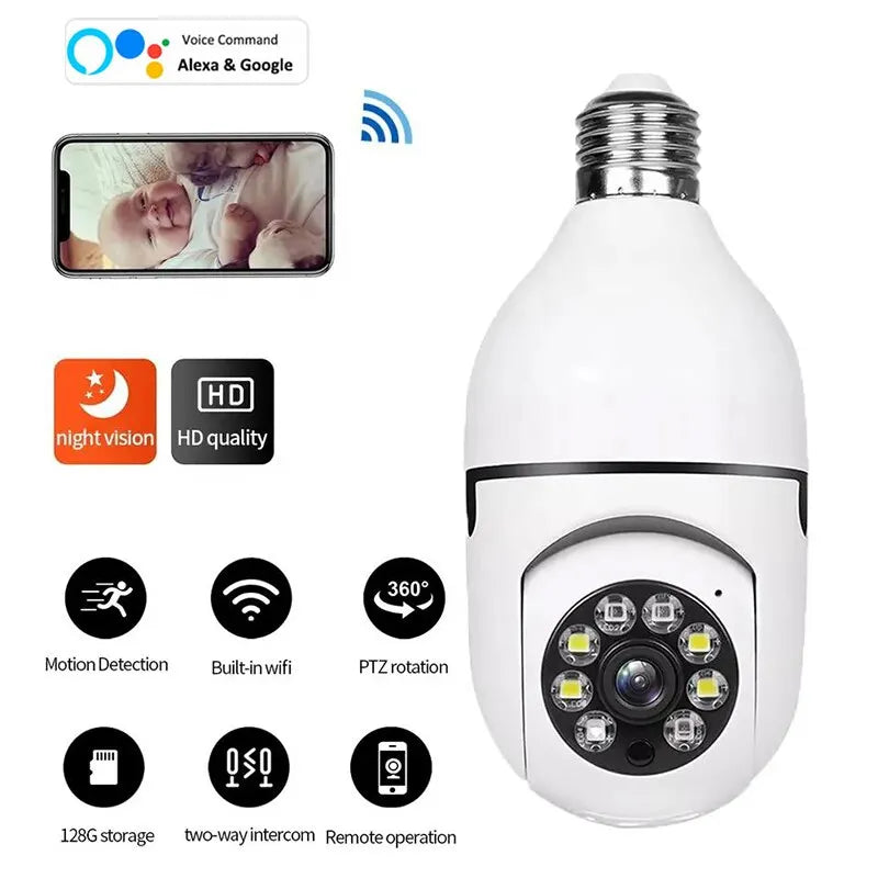 Smart Home Security Camera | HD Night Vision & Voice Control - Halri