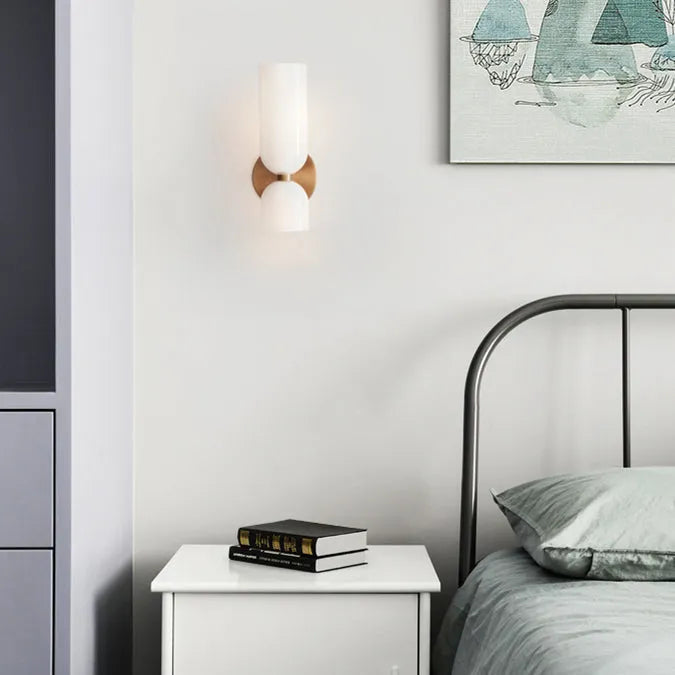 Creative Double Head Glass Wall Light