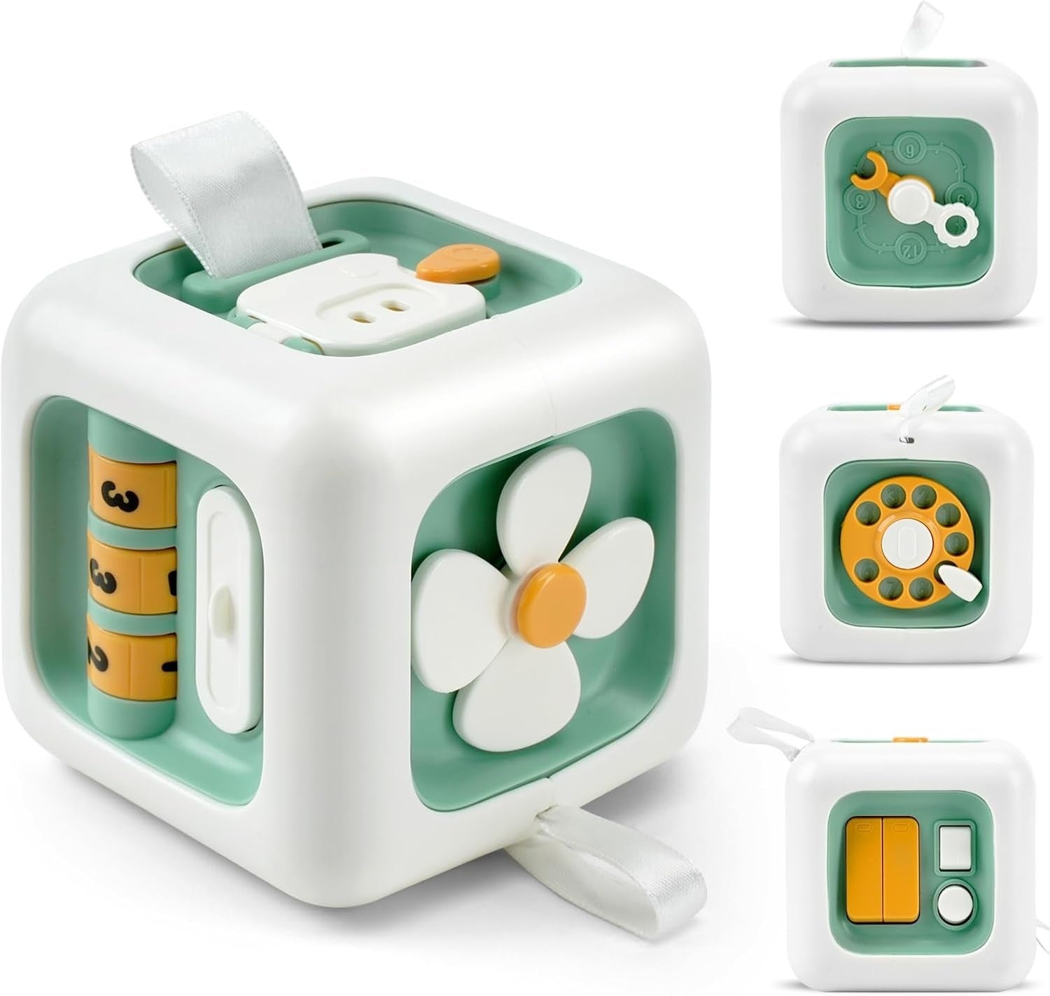 Interactive Learning Cube Toy for Kids with Shapes & Locks - Halri