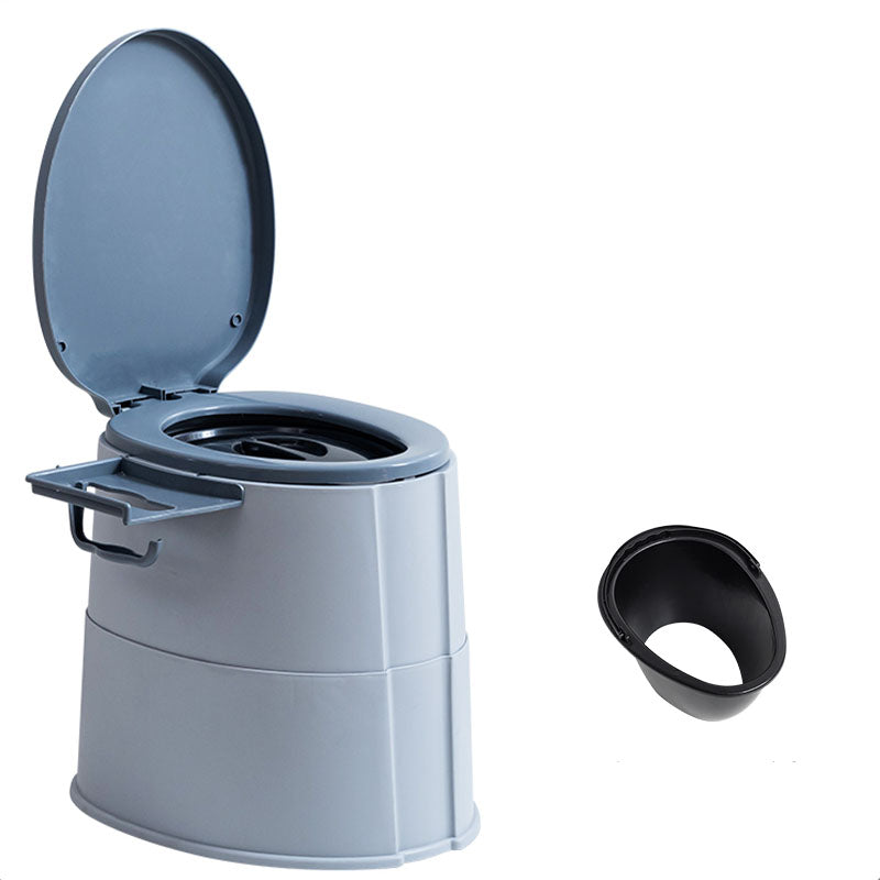 Modern Plastic Floor Toilet Bowl with Seat