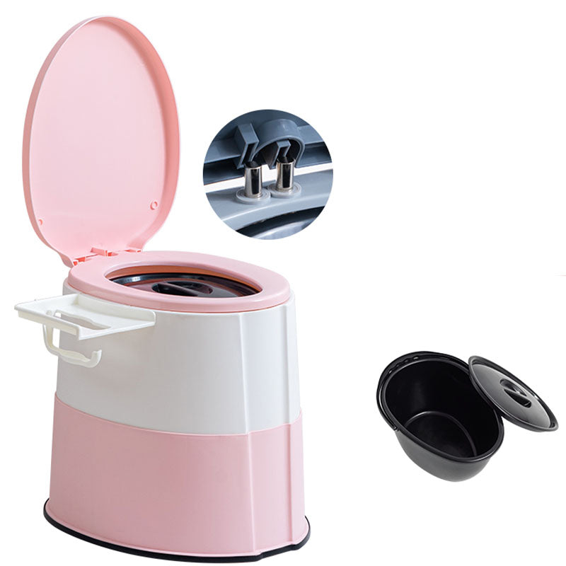 Modern Plastic Floor Toilet Bowl with Seat