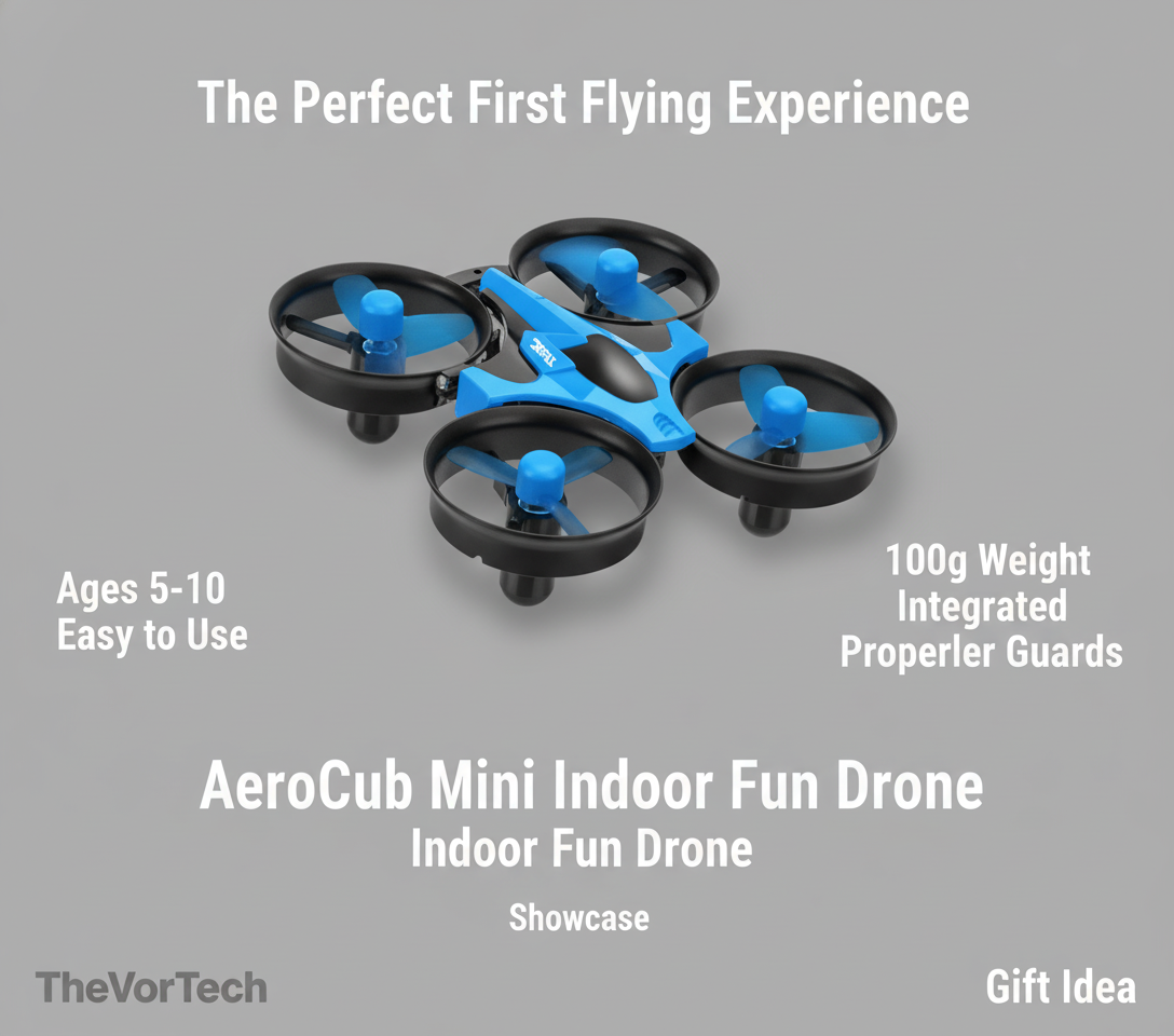 Safe Mini Kids Drone with Guarded Propellers