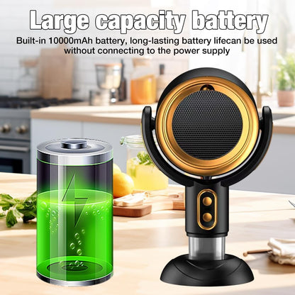 Compact Kitchen Hood with 3-Speed Fan - Slim Ventilation System