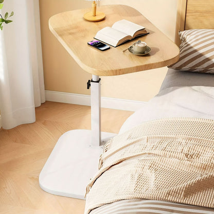 Space Saving End Table – Wooden and Metal Frame