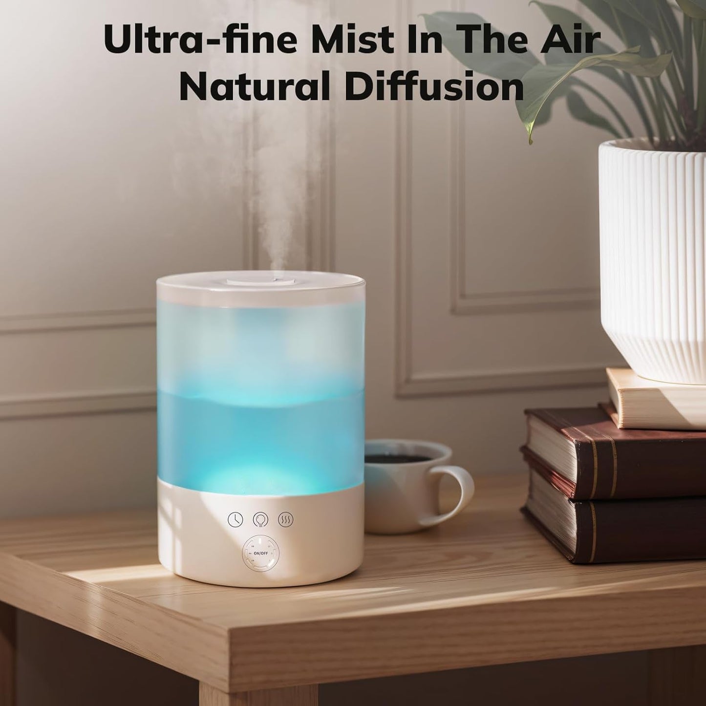 Powerful Cool Mist Humidifier for Big Rooms