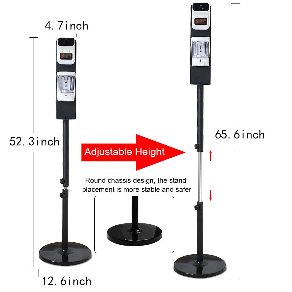 Digital Thermometer with Auto Soap Dispenser