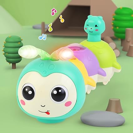 Fun Colorful Crawling Caterpillar Toy - Halri