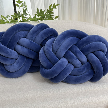 Comfortable Fuzzy Round Throw Pillows - 2 Pack