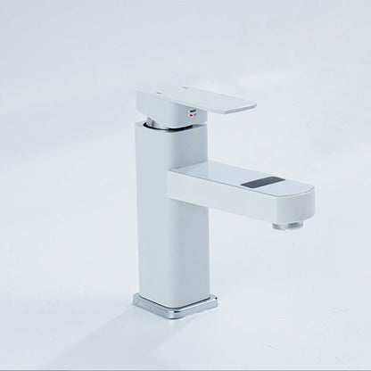 Modern Sink Faucet Digital Display Single Handle Basin Mixer - Halri