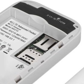 Compact Mobile Wi-Fi Router for Travel and Home Use