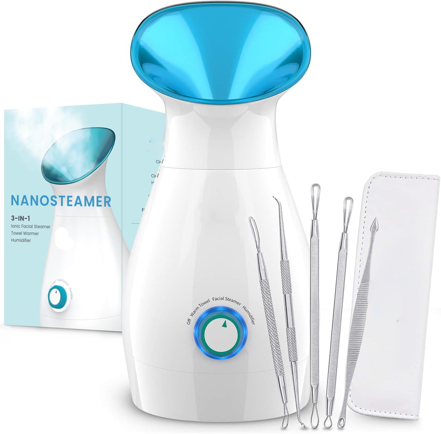 Compact Purifying Face Steamer Device - Halri