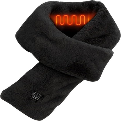 Warm Faux Fur Neck Scarf | Rechargeable USB Winter Warmer
