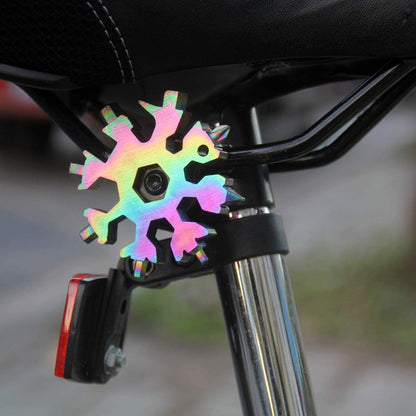 Compact 18-in-1 Stainless Steel Multi Tool for Camping