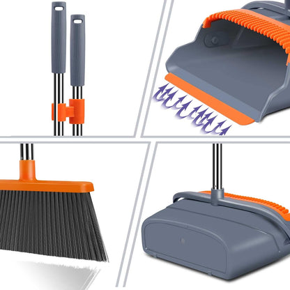 Easy Sweep Broom And Dust Pan Set - Halri