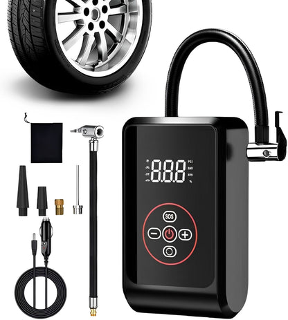 Compact Auto Tire Inflator Compressor - Halri
