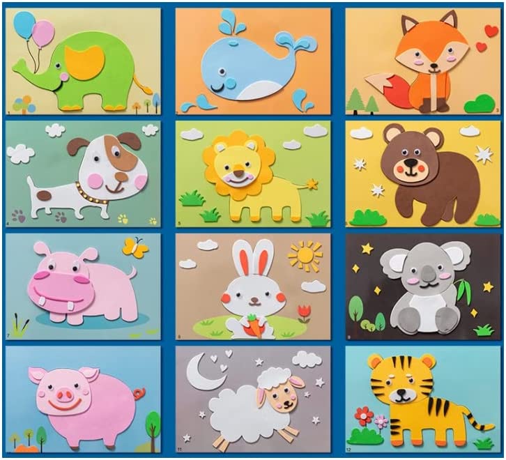 Fun 3D Animal Stickers for Kids