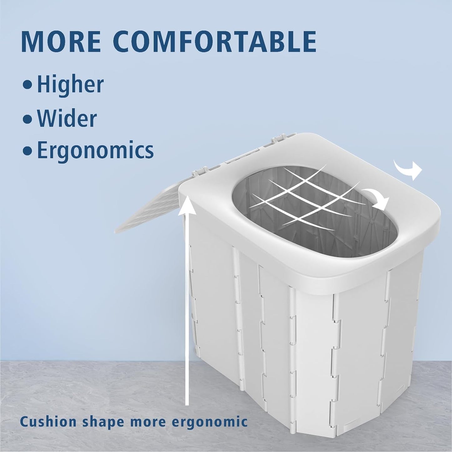 Compact Outdoor Travel Toilet