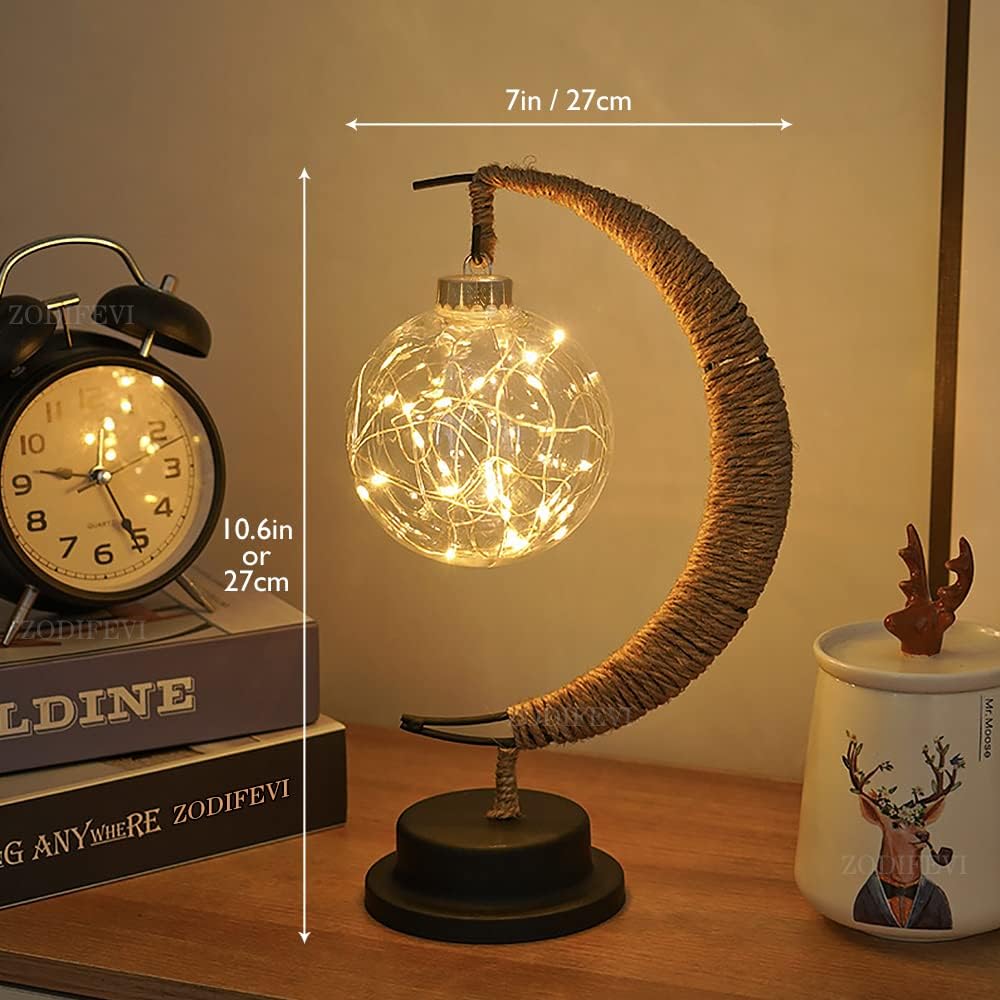 Soft Globe Desk Lamp Warm Home Lighting
