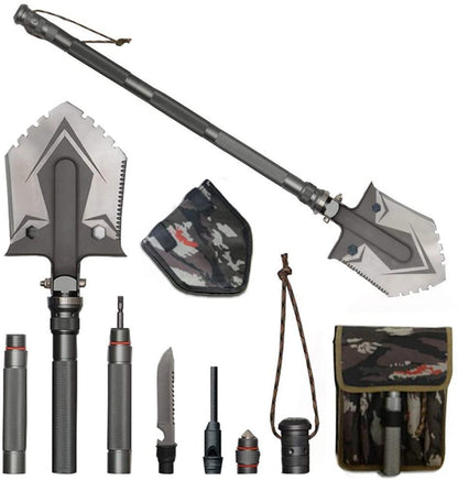 Tough Heavy Duty Camping Survival Shovel - Halri