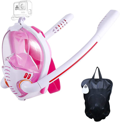 Clear Vision Snorkel Mask with Anti Fog Coating