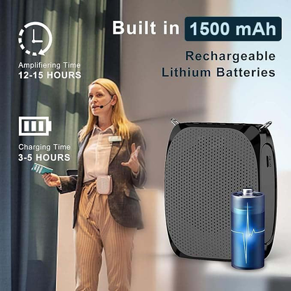Portable Vocal Booster For Seniors And Instructors