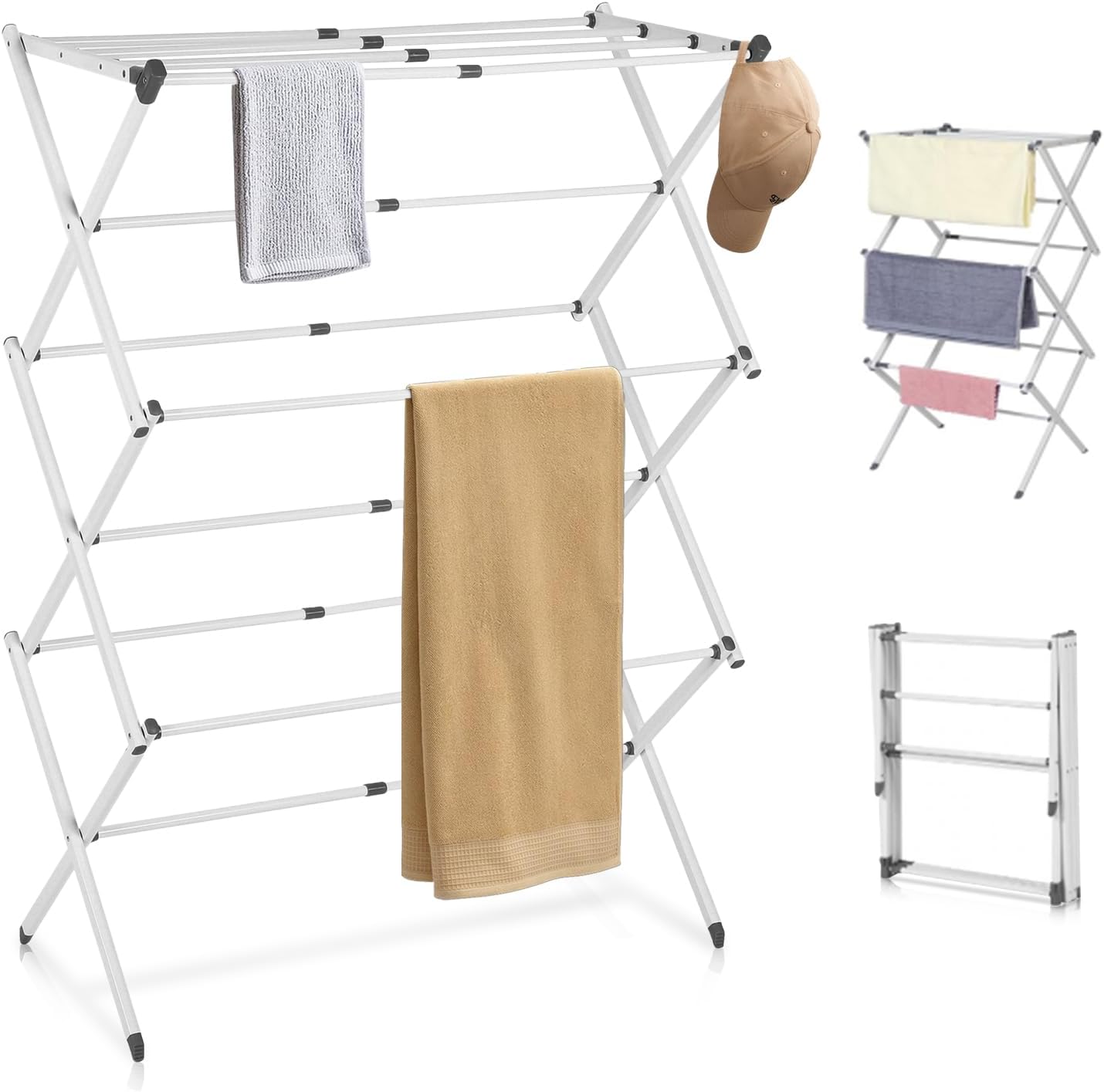 Space Saving 3 Tier Folding Clothes Dryer - Halri