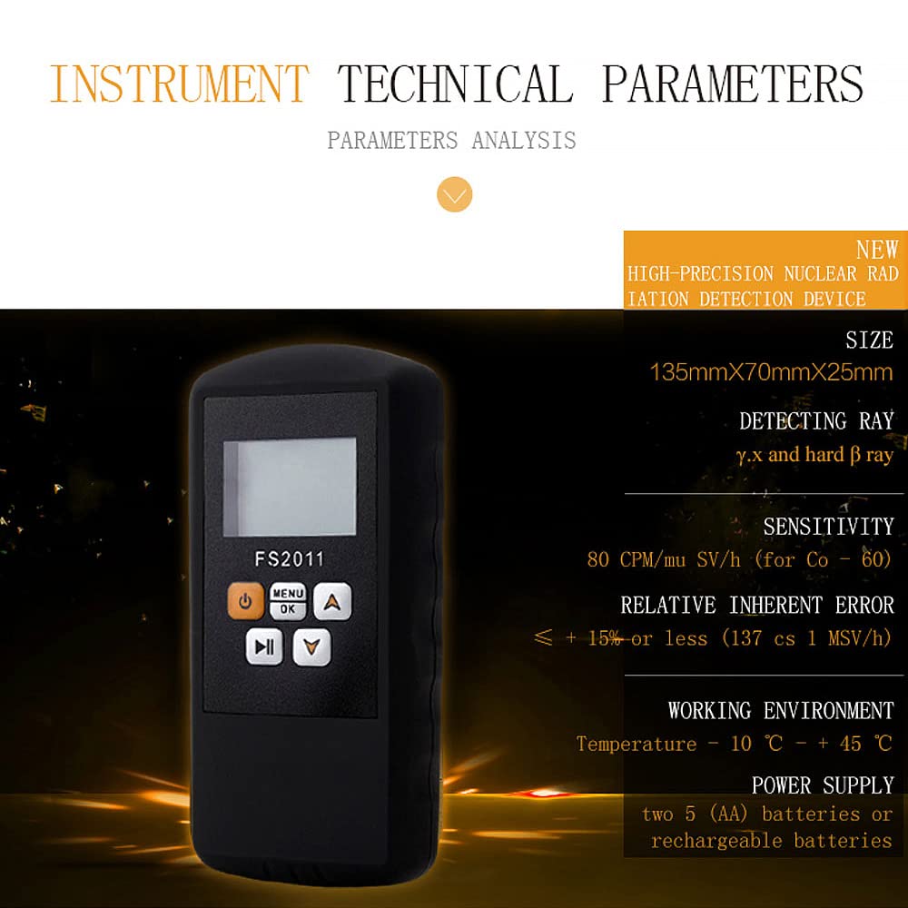 Portable Digital Radiation Detector Geiger Counter