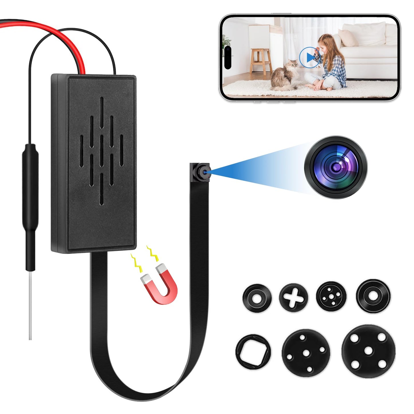 HD Wireless Hidden Camera | Motion Alert, Night View & Live Streaming
