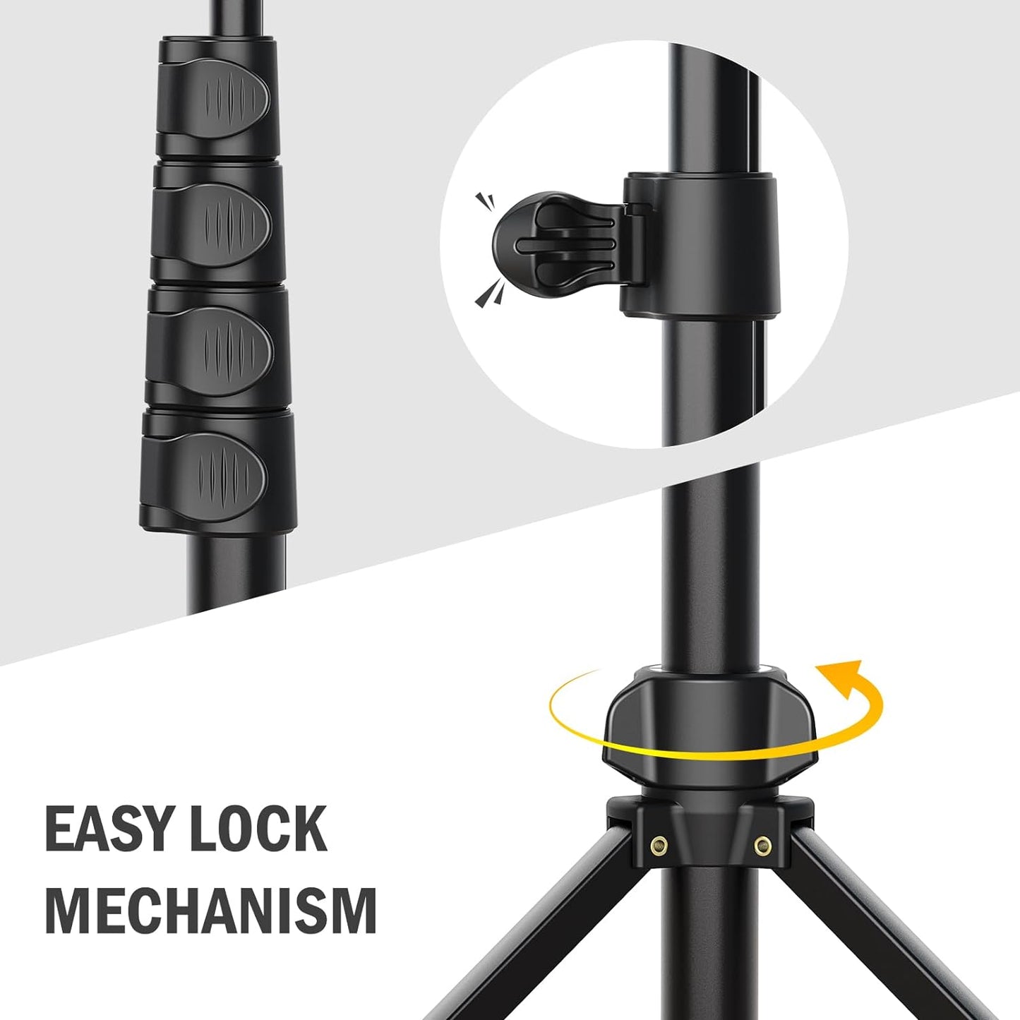 Compact Adjustable Phone Camera Tripod Stand