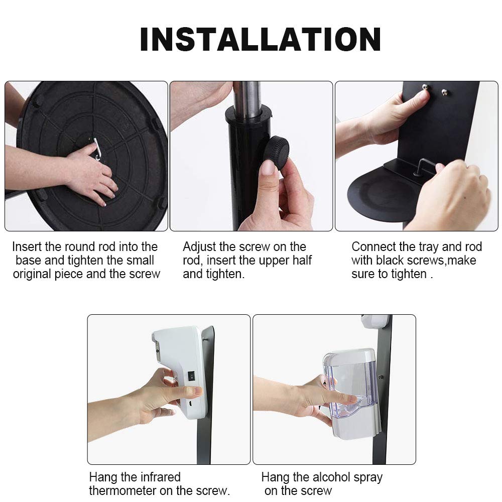 Digital Thermometer with Auto Soap Dispenser