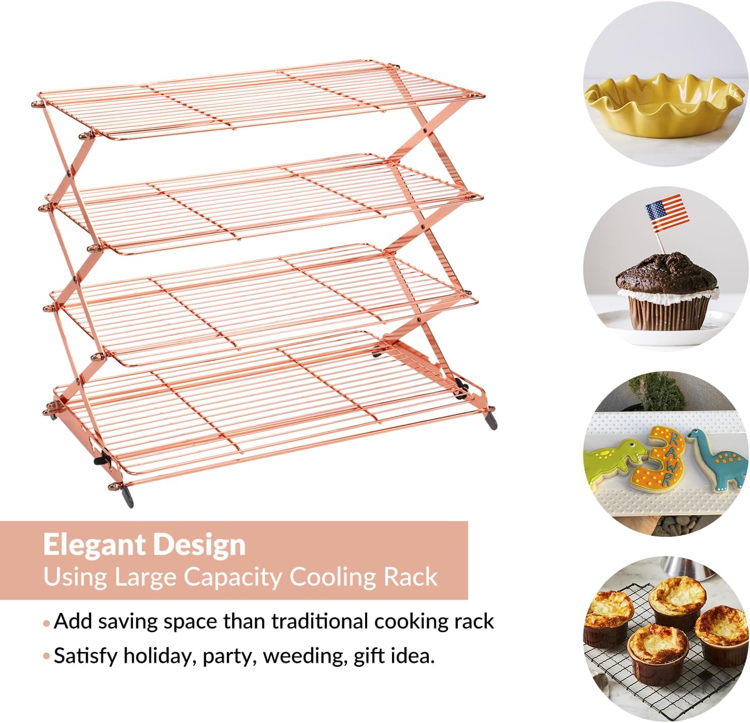 Compact Fast Cooling Baking Rack - Halri