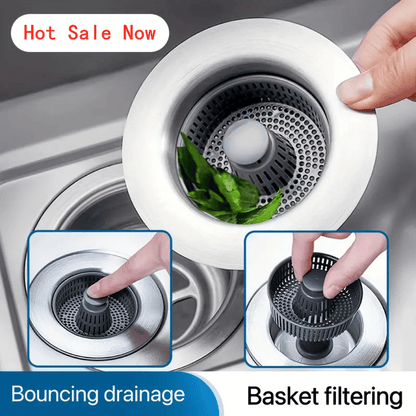 Improved Kitchen Sink Drain Filter Strainer
