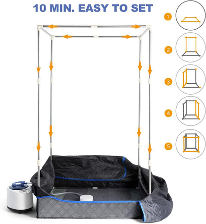 Compact Portable Steam Sauna Spa Kit