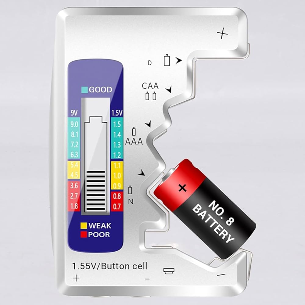 Portable Battery Tester VoltCheck Device - Halri