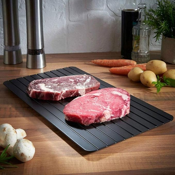 Fast Thawing Tray - Durable Aluminum Defrosting Board - Halri