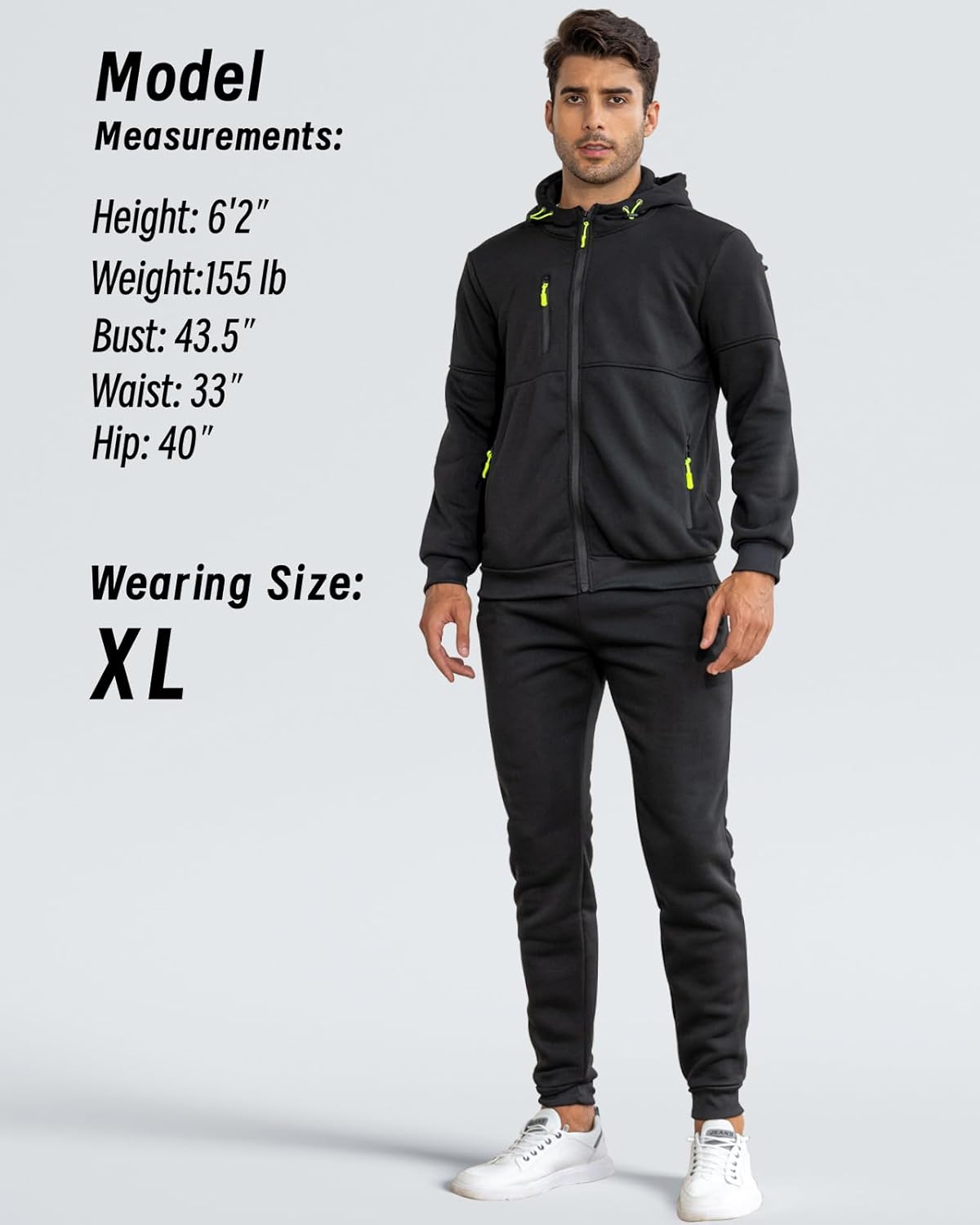 Soft Mens Athletic Jogger Suit