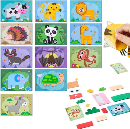 Fun 3D Animal Stickers for Kids - Halri