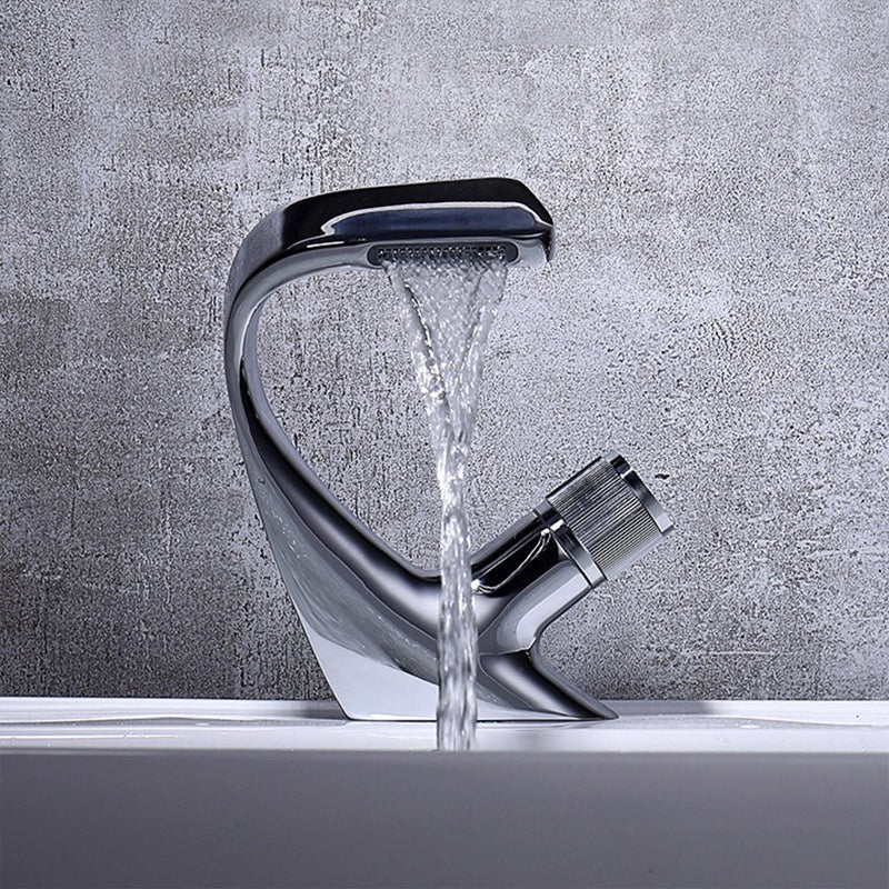 Modern Copper Sink Faucet with Brass Handle