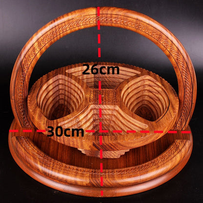 Rustic Wooden Decorative Fruit Platter