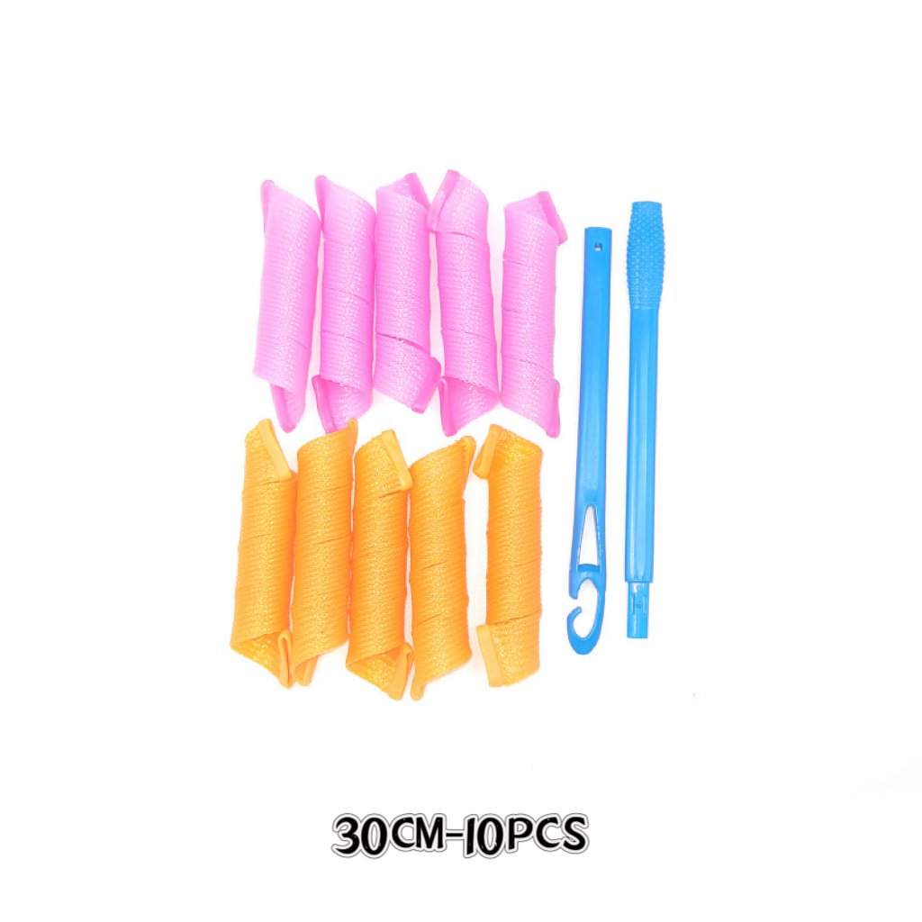 Silky Curl Hair Rollers - 10 Pack Damage Free - Halri