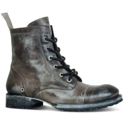 Classic Mens Boots with Grip Sole Retro Design