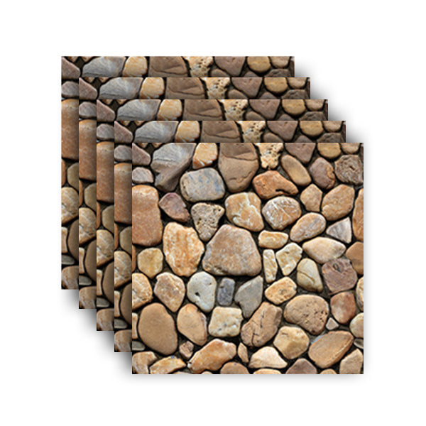 Modern Faux Stone Wall Panels for Living Room (5-Pack)