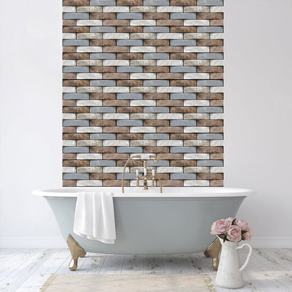 Modern Faux Stone Wall Panels for Living Room (5-Pack)