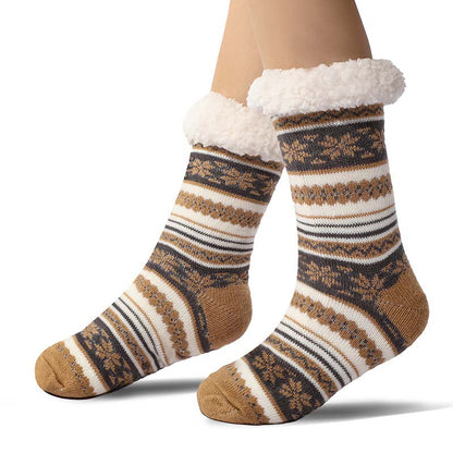 Cozy Plush Cashmere House Socks
