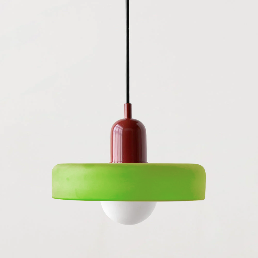 Colorful Glass Pendant Lamp for Modern Dining Areas