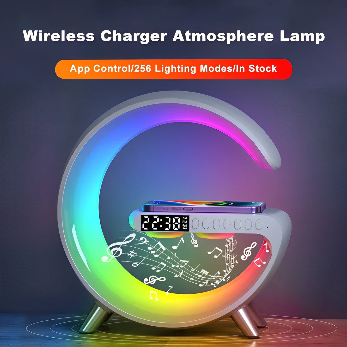 Compact LED Desktop Clock