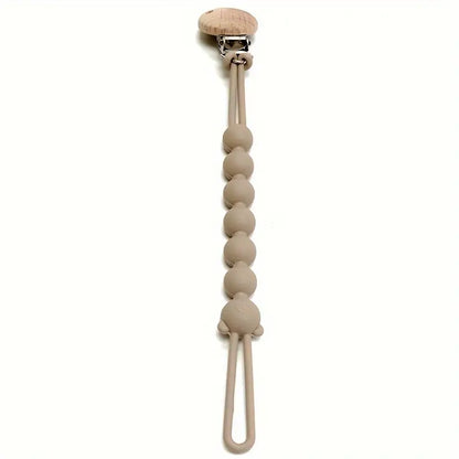 Soft Bear Baby Pacifier Clip Chain